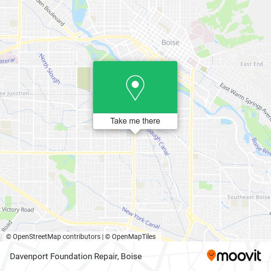 Davenport Foundation Repair map
