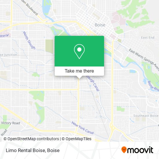 Limo Rental Boise map