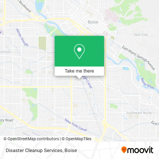 Disaster Cleanup Services map