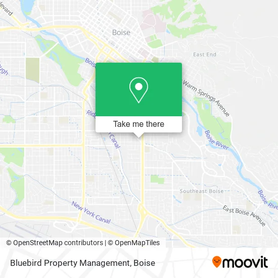 Bluebird Property Management map
