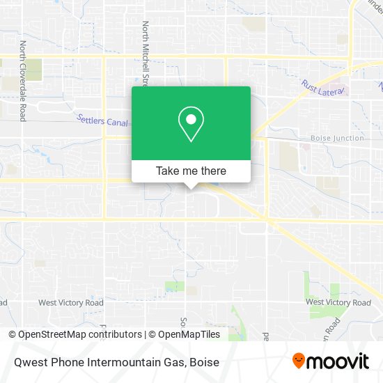 Qwest Phone Intermountain Gas map