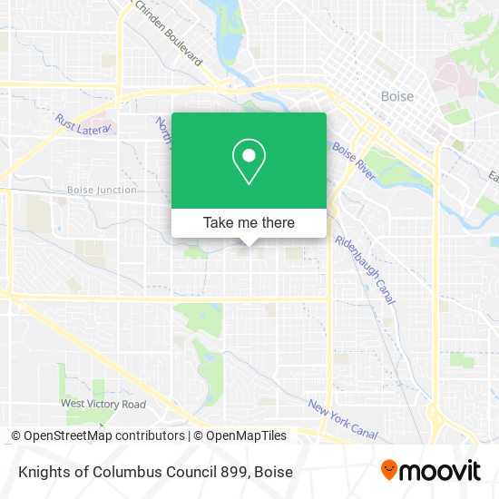 Knights of Columbus Council 899 map