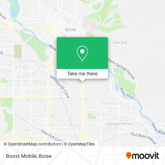 Boost Mobile map
