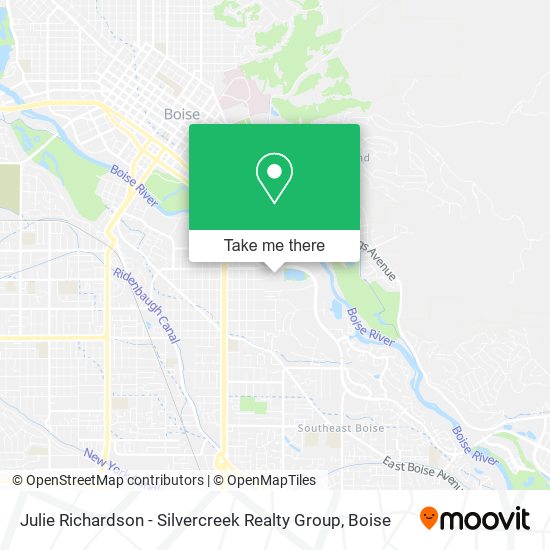 Mapa de Julie Richardson - Silvercreek Realty Group