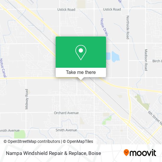 Nampa Windshield Repair & Replace map