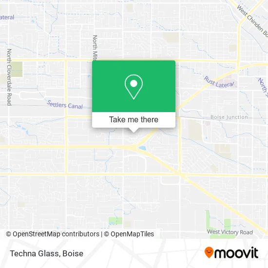 Techna Glass map