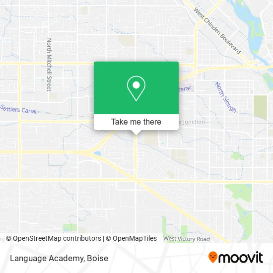 Language Academy map