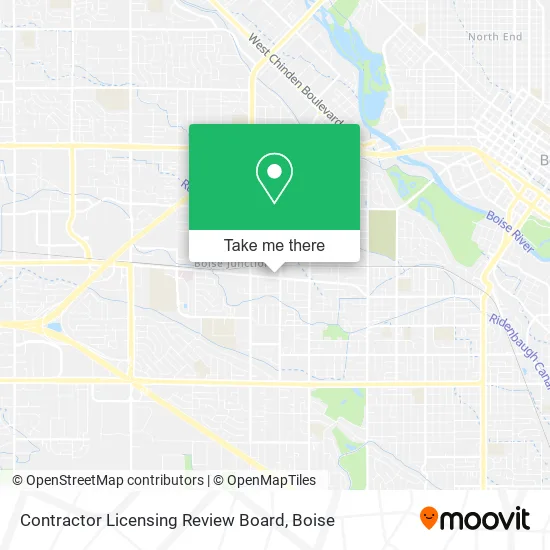 Contractor Licensing Review Board map