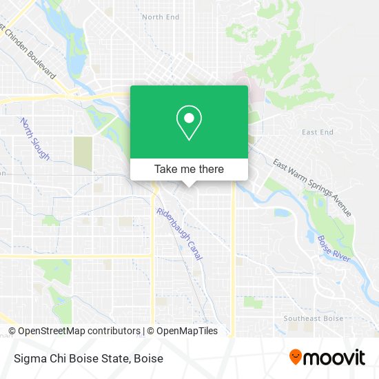 Mapa de Sigma Chi Boise State