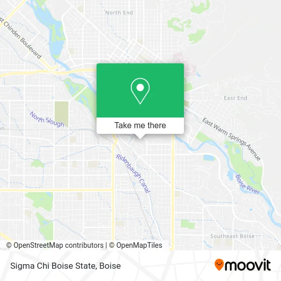 Sigma Chi Boise State map