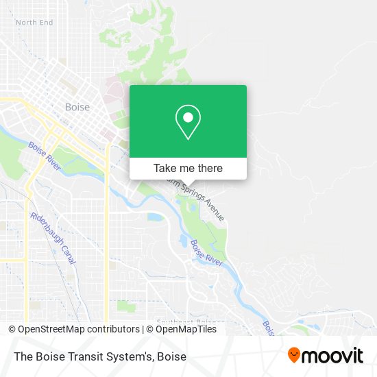 Mapa de The Boise Transit System's