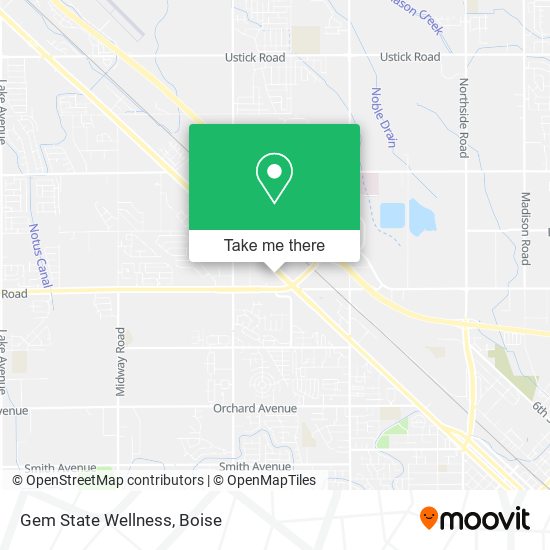 Mapa de Gem State Wellness