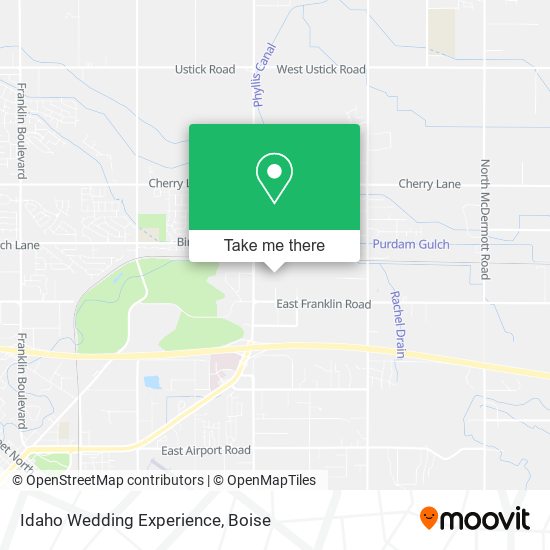 Mapa de Idaho Wedding Experience