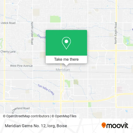 Mapa de Meridian Gems No. 12, Iorg