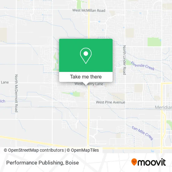 Performance Publishing map