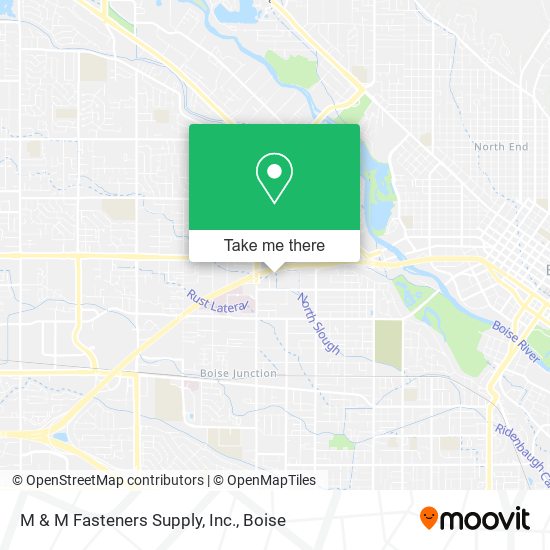 Mapa de M & M Fasteners Supply, Inc.