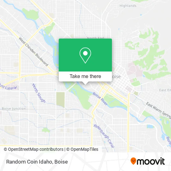 Random Coin Idaho map