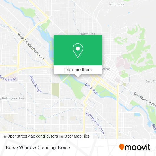 Boise Window Cleaning map