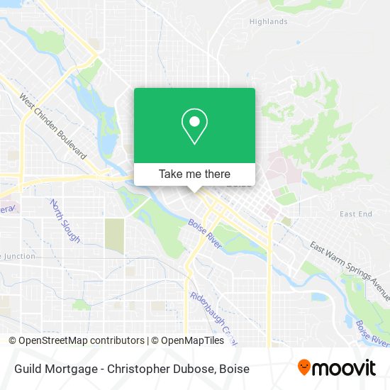 Guild Mortgage - Christopher Dubose map