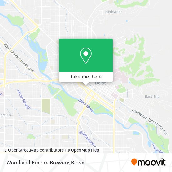 Mapa de Woodland Empire Brewery