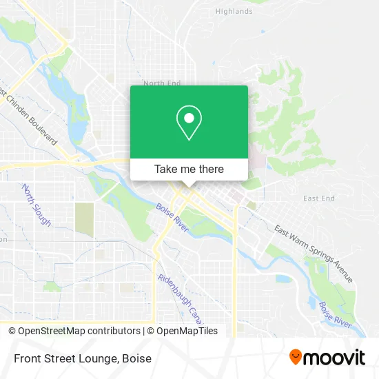 Front Street Lounge map