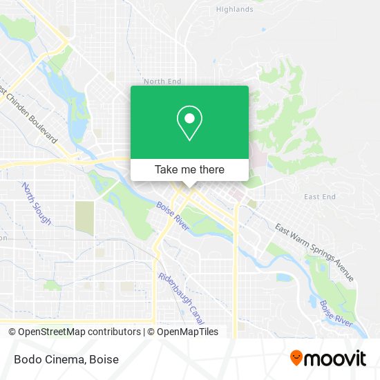 Bodo Cinema map