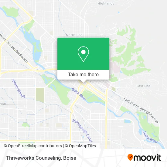 Thriveworks Counseling map