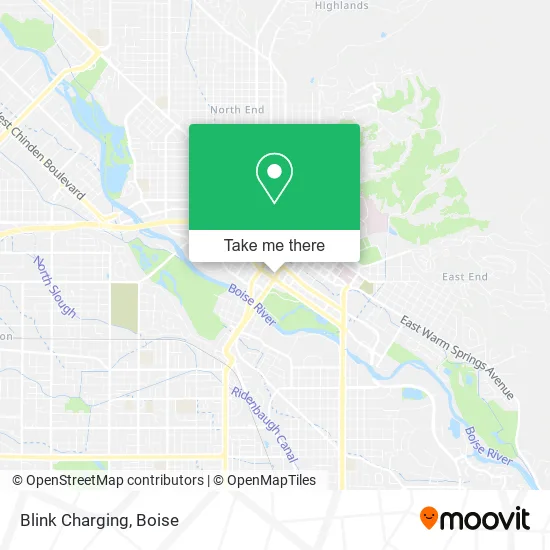 Blink Charging map