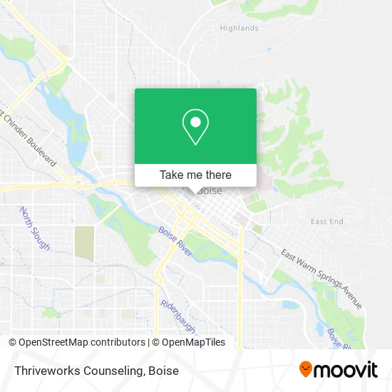 Thriveworks Counseling map