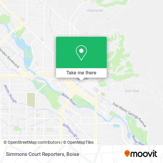 Mapa de Simmons Court Reporters