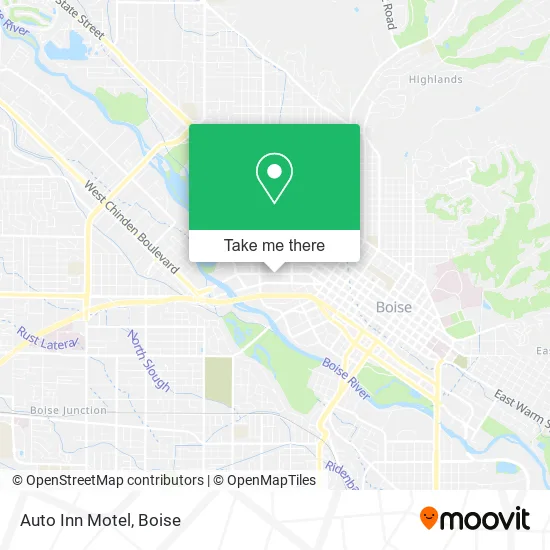 Auto Inn Motel map