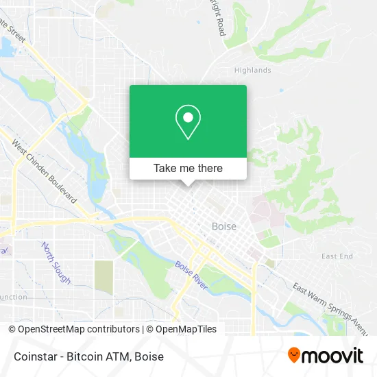 Mapa de Coinstar - Bitcoin ATM