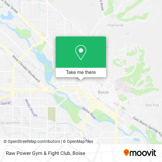 Raw Power Gym & Fight Club map
