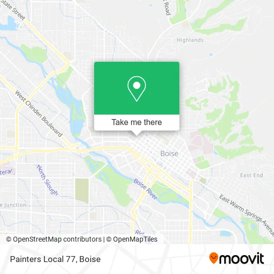 Painters Local 77 map