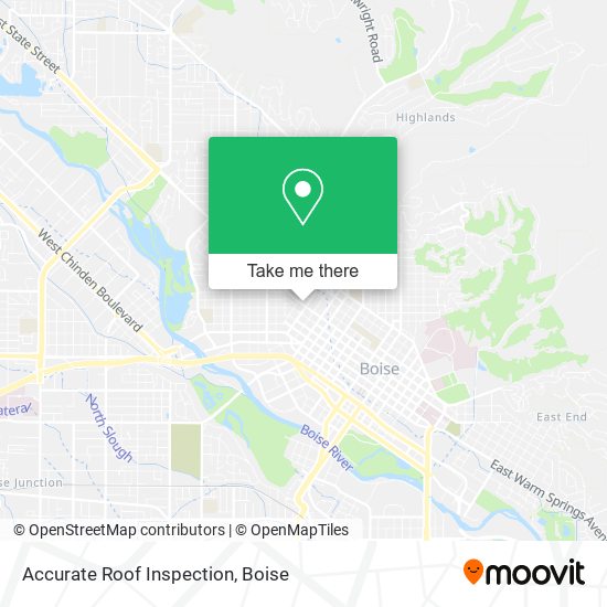 Accurate Roof Inspection map