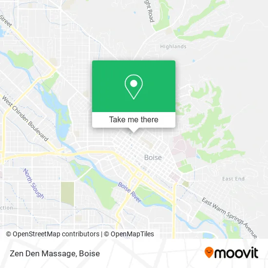 Mapa de Zen Den Massage