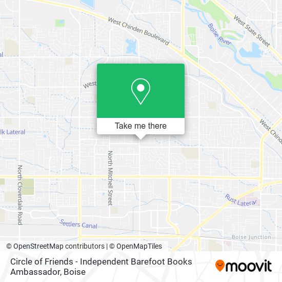 Circle of Friends - Independent Barefoot Books Ambassador map