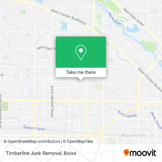 Timberline Junk Removal map