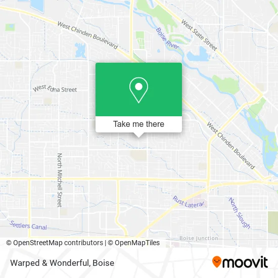 Warped & Wonderful map