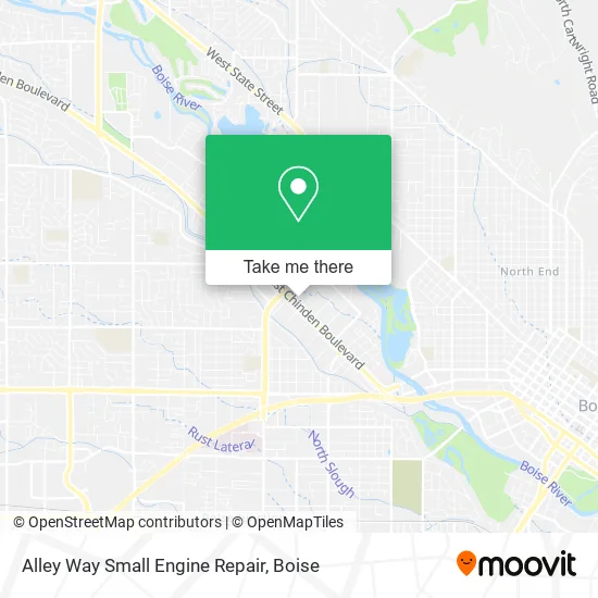 Alley Way Small Engine Repair map