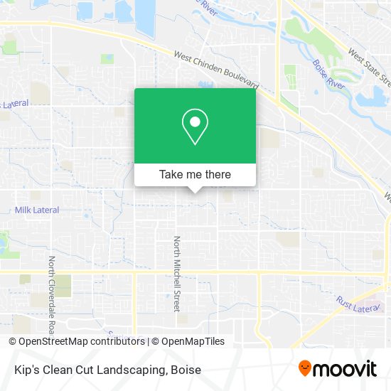 Kip's Clean Cut Landscaping map