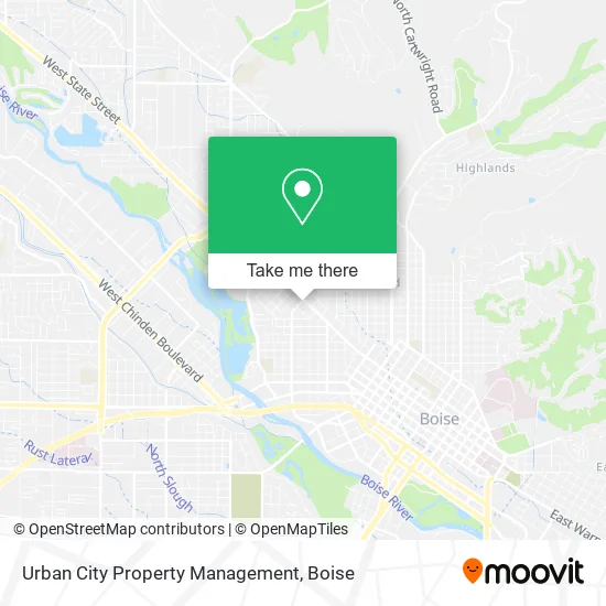 Urban City Property Management map