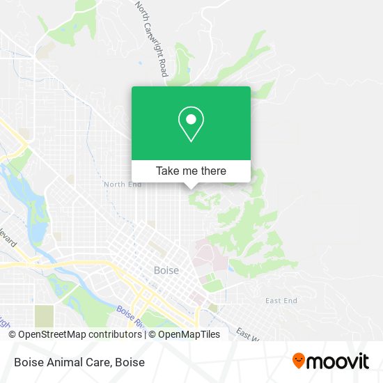 Mapa de Boise Animal Care