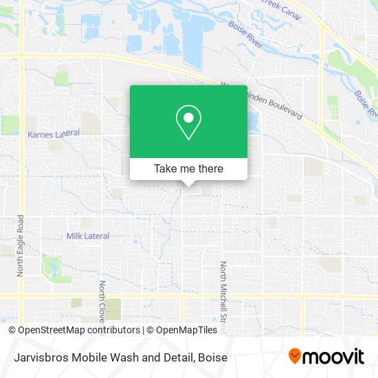 Jarvisbros Mobile Wash and Detail map