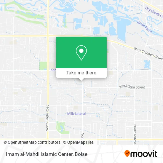Mapa de Imam al-Mahdi Islamic Center