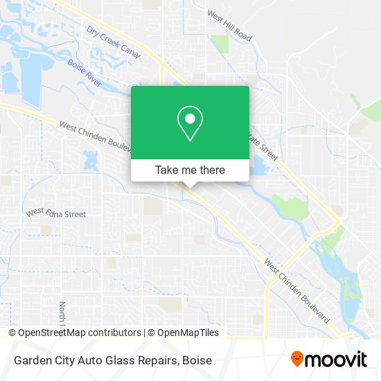 Garden City Auto Glass Repairs map