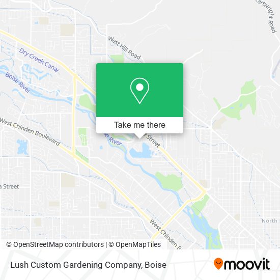 Lush Custom Gardening Company map