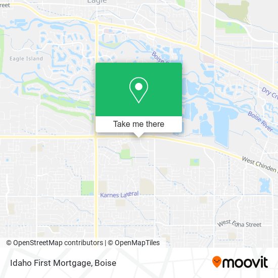 Mapa de Idaho First Mortgage