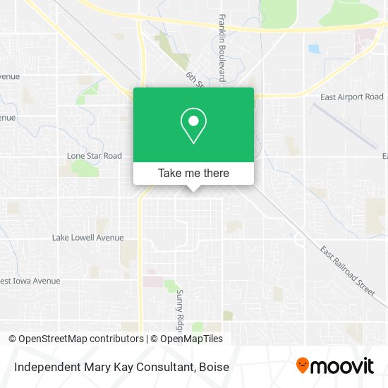 Mapa de Independent Mary Kay Consultant