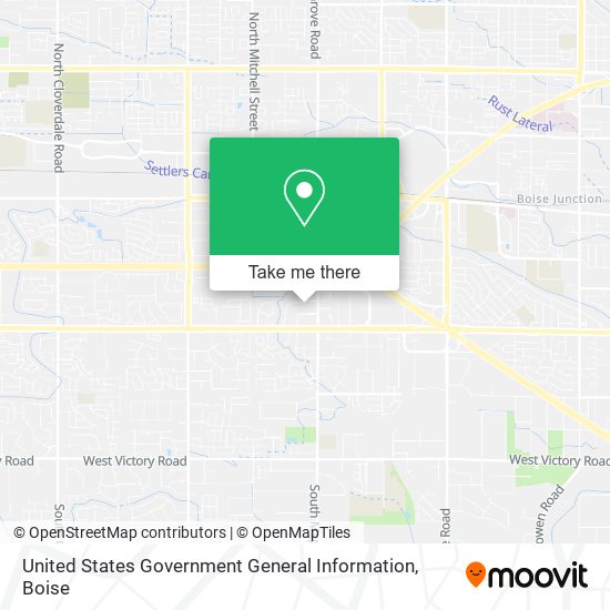 Mapa de United States Government General Information